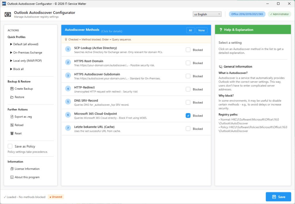 Die 7 Autodiscover-Methoden Die 7 Autodiscover-Methoden