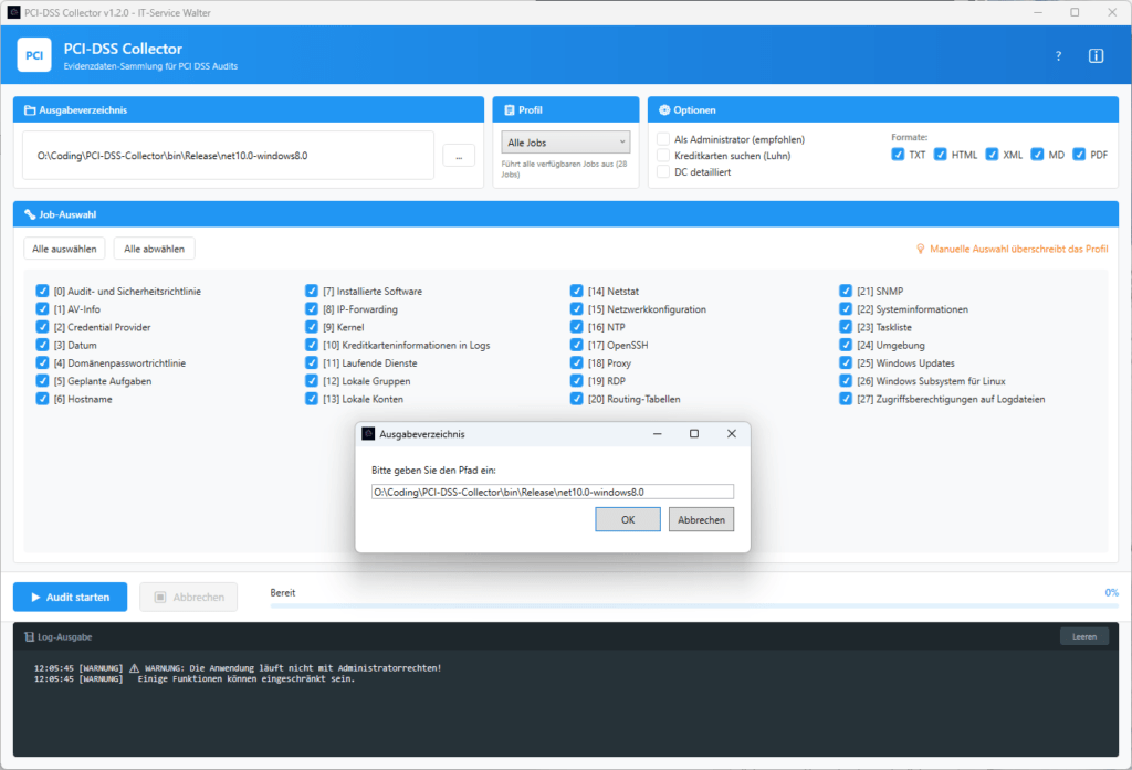 Evidenzdaten-Sammlung für PCI DSS Audits Evidenzdaten-Sammlung für PCI DSS Audits