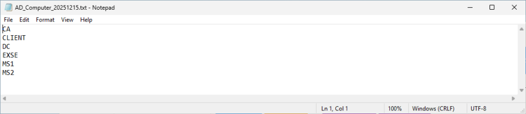 Export für Import auf Tab 1