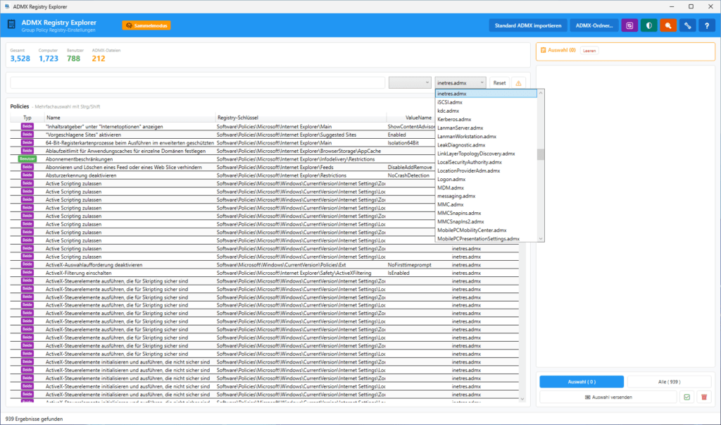 Filter nach ADMX-Datei