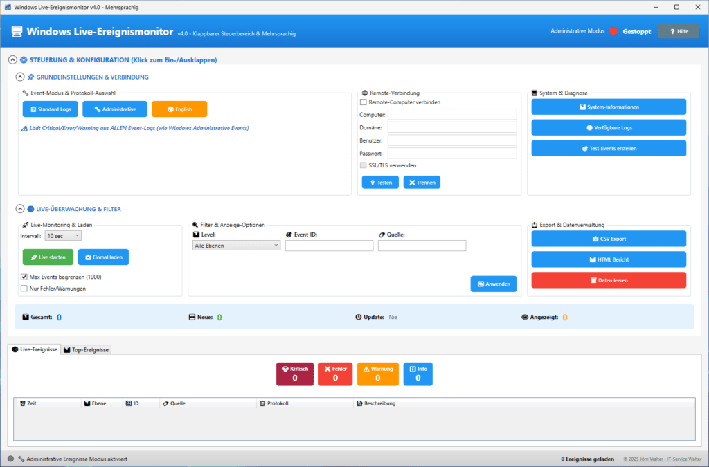 Windows Live-Ereignismonitor