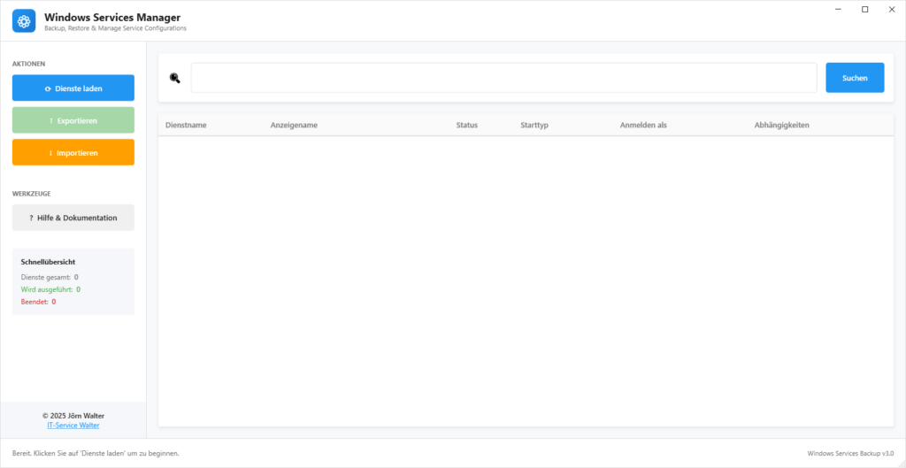 Windows Services Manager Pro Windows Services Manager Pro