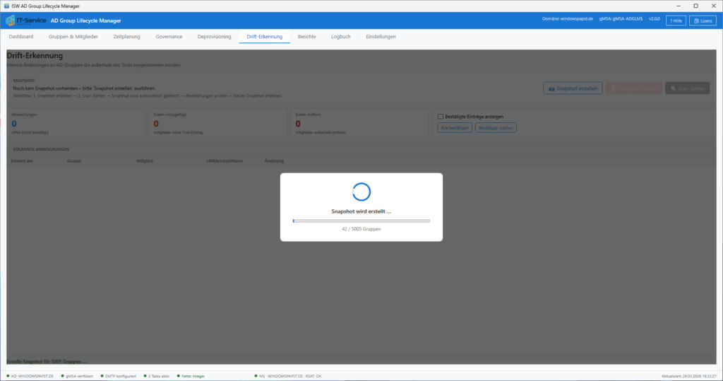 Drift-Erkennung Drift-Erkennung