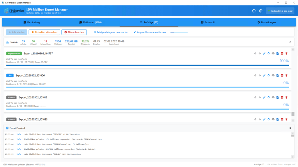 Exchange Mailbox Export Manager Exchange Mailbox Export Manager
