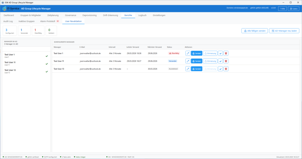 User-Revalidation User-Revalidation