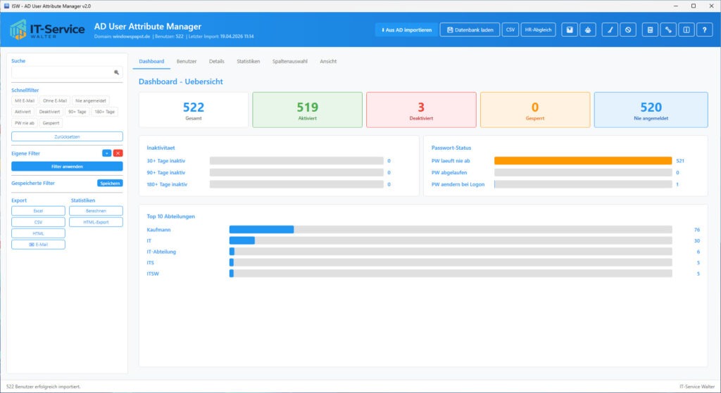 AD User Attribute Manager