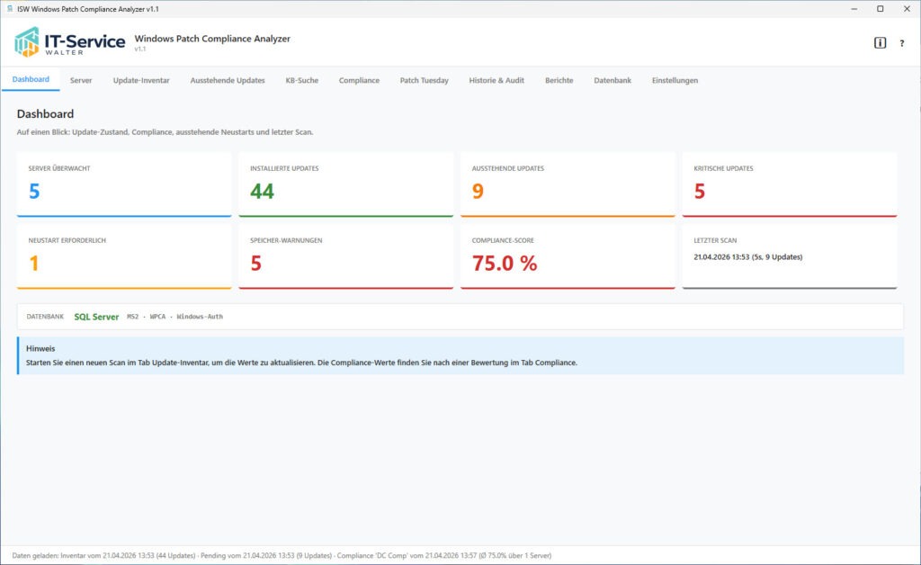 Windows Patch Compliance Analyzer