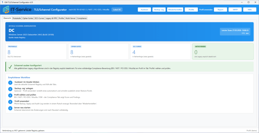 TLS Schannel Configurator