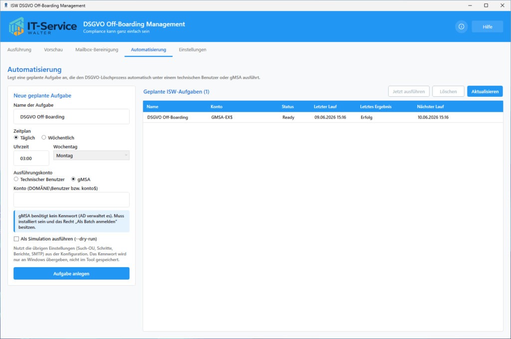 DSGVO Off-Boarding automatisieren