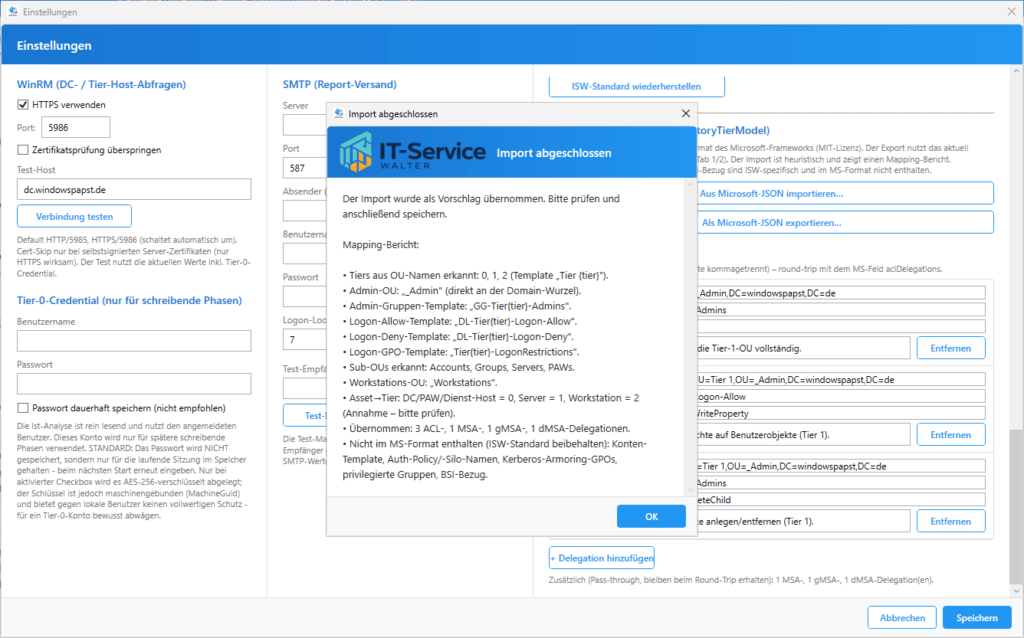 AD Tier Model Manager Tier-Modelle mit dem quelloffenen Microsoft-Framework AD Tier Model Manager Tier-Modelle mit dem quelloffenen Microsoft-Framework