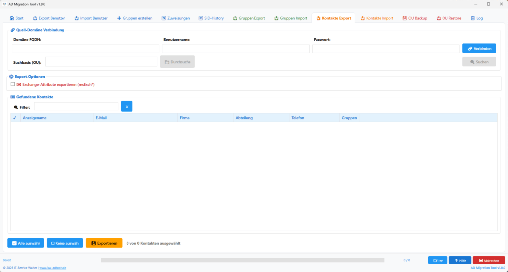 Kontakte Export Kontakte Export