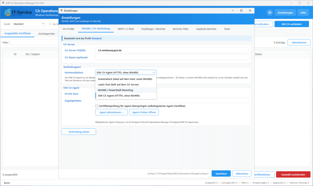 Certificate Manager roll out Certificate Manager roll out
