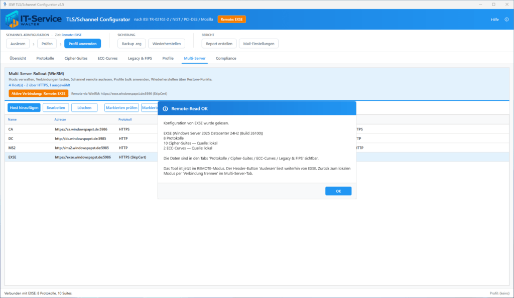 Multi-Server TLS Schannel Multi-Server TLS Schannel